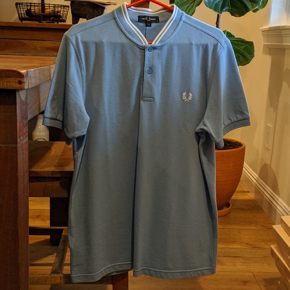 Fred Perry Bomber Collar Tee